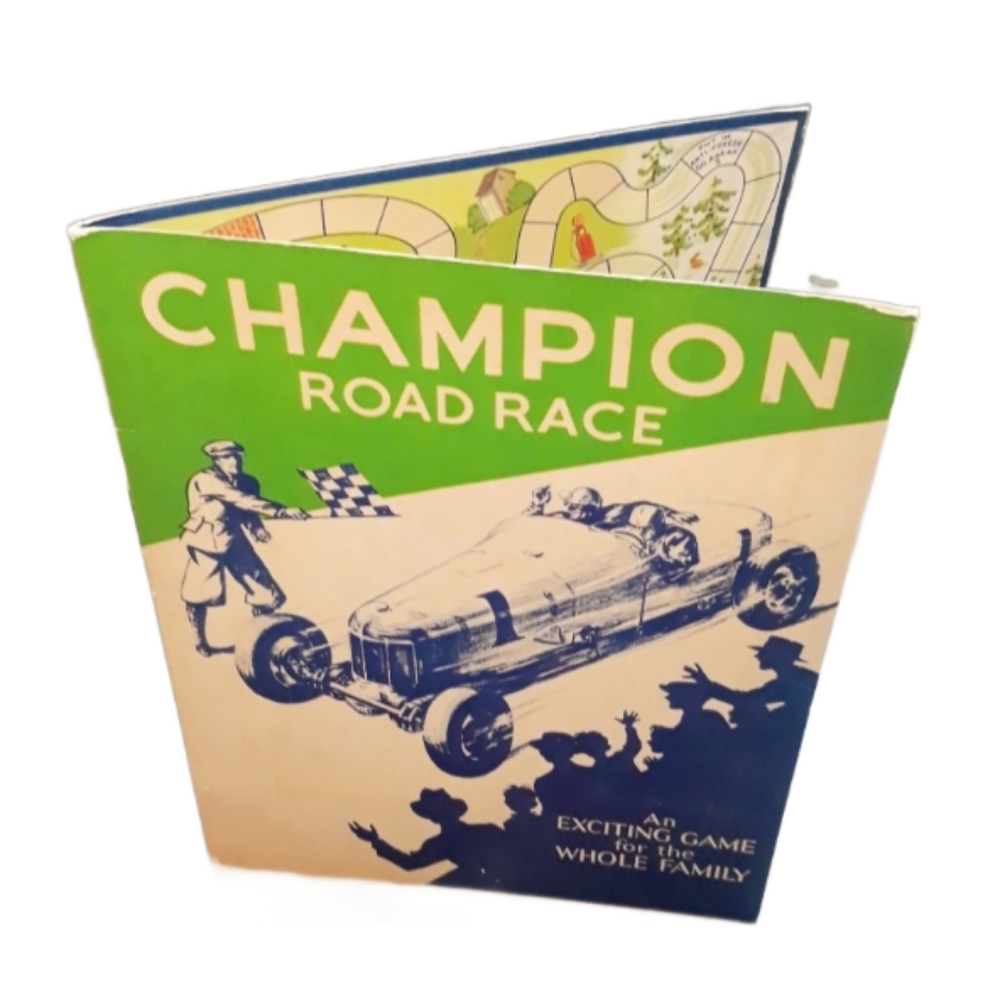 Vintage 1935 Champion Road Race Game / Champion Spark Plugs Promo Game